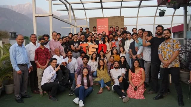 The TEDxDharamshala community at the April 2022 Meet & Greet at GK Conifer