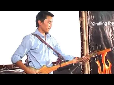 Tenzin Yougyal on stage