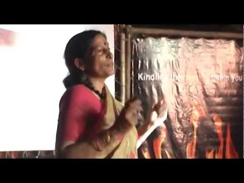 Saroj Thakur on stage